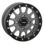 Bundle-9-Items-System-3-SB-5-14-Wheels-Grey-32-Warrior-AT-Tires-4x156-Bolt-Pattern-12mmx125-Lug-kit