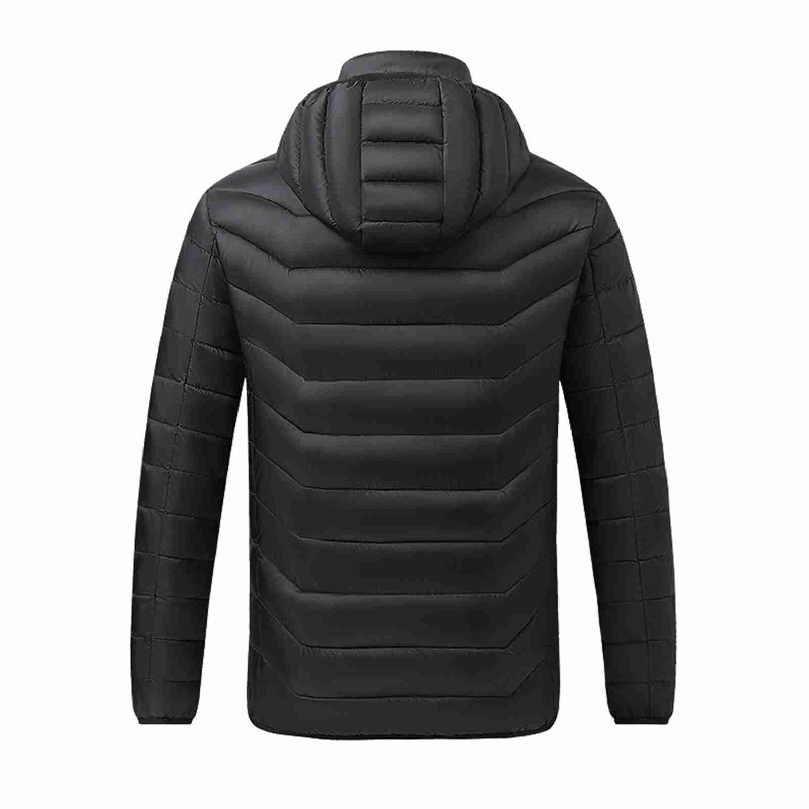 Brrnoo Giacca cotone riscaldata elettrica 21 zone termiche taglie forti