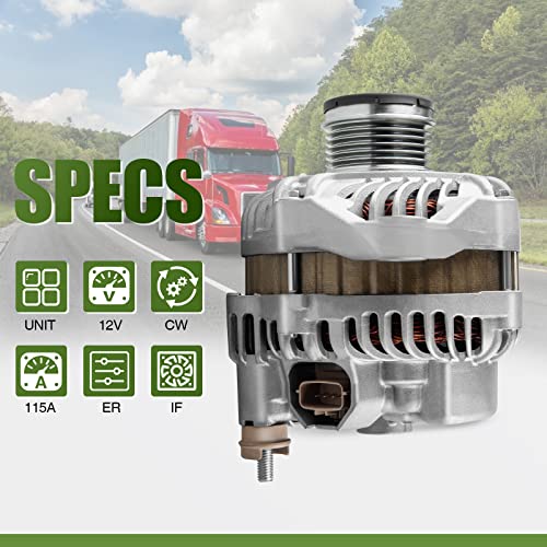 Scitoo Alternator Fit For Dodge 1.8L 2.0L 2.4L A2Tj0481 Vmt0194 Cw 115Amp #TOP2