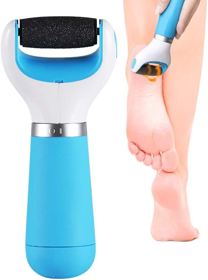 Dead Callus Remover Pedicure Device for Women Foot Scrubber for Dead Skin & Women Callus Remover for Feet Electronic Smooth and Soft Feet Filer Cracked Heels Remover (4-AA CELL INCLUDED)-image-17