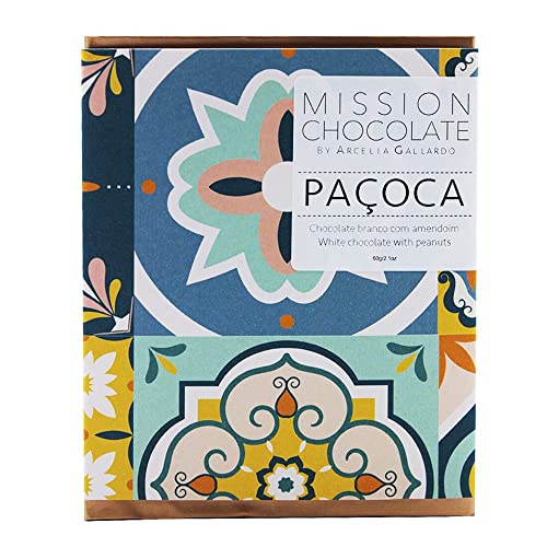 Chocolate Branco com Paçoca Mission Chocolate 60g