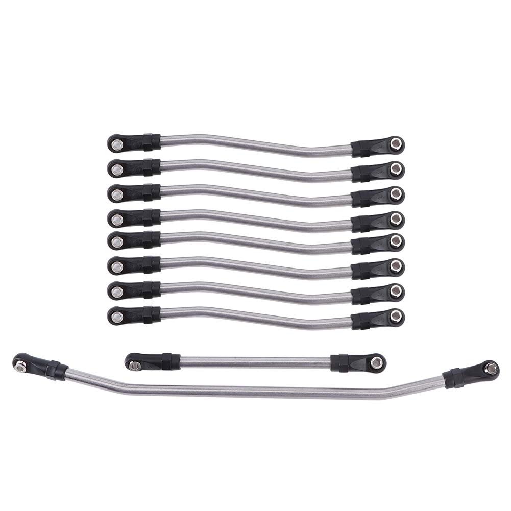 Axial Wraith Links 8pc Aluminum Linkage Rod Set For 1/10 RC Truck - Red ...