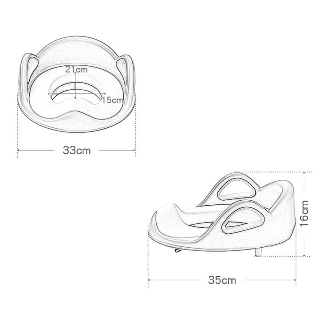 Riduttore WC per Bambini, Anello per Addestratore di Servizi Igienici, Bagno Assistente Vasino Antiscivolo Bambino Unisex Sedile per Allenamento WC in Bundle