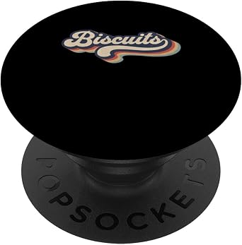 Retro Vintage Biscuits - Baking Lover Baker Biscuits Lover PopSockets Standard PopGrip