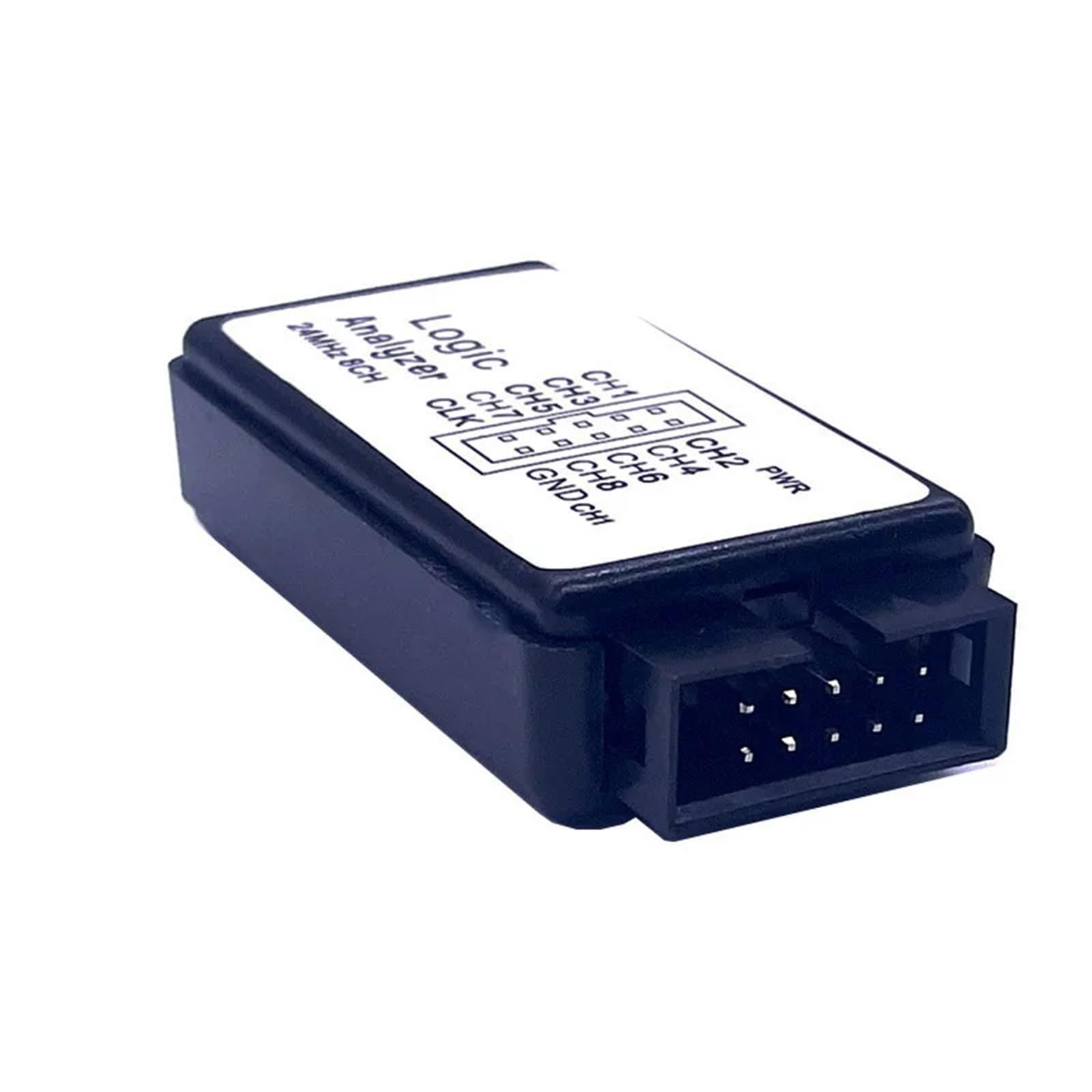 Analizador lógico de bolsillo de 24 MHz, mini dispositivo USB, con 8 canales de memoria.