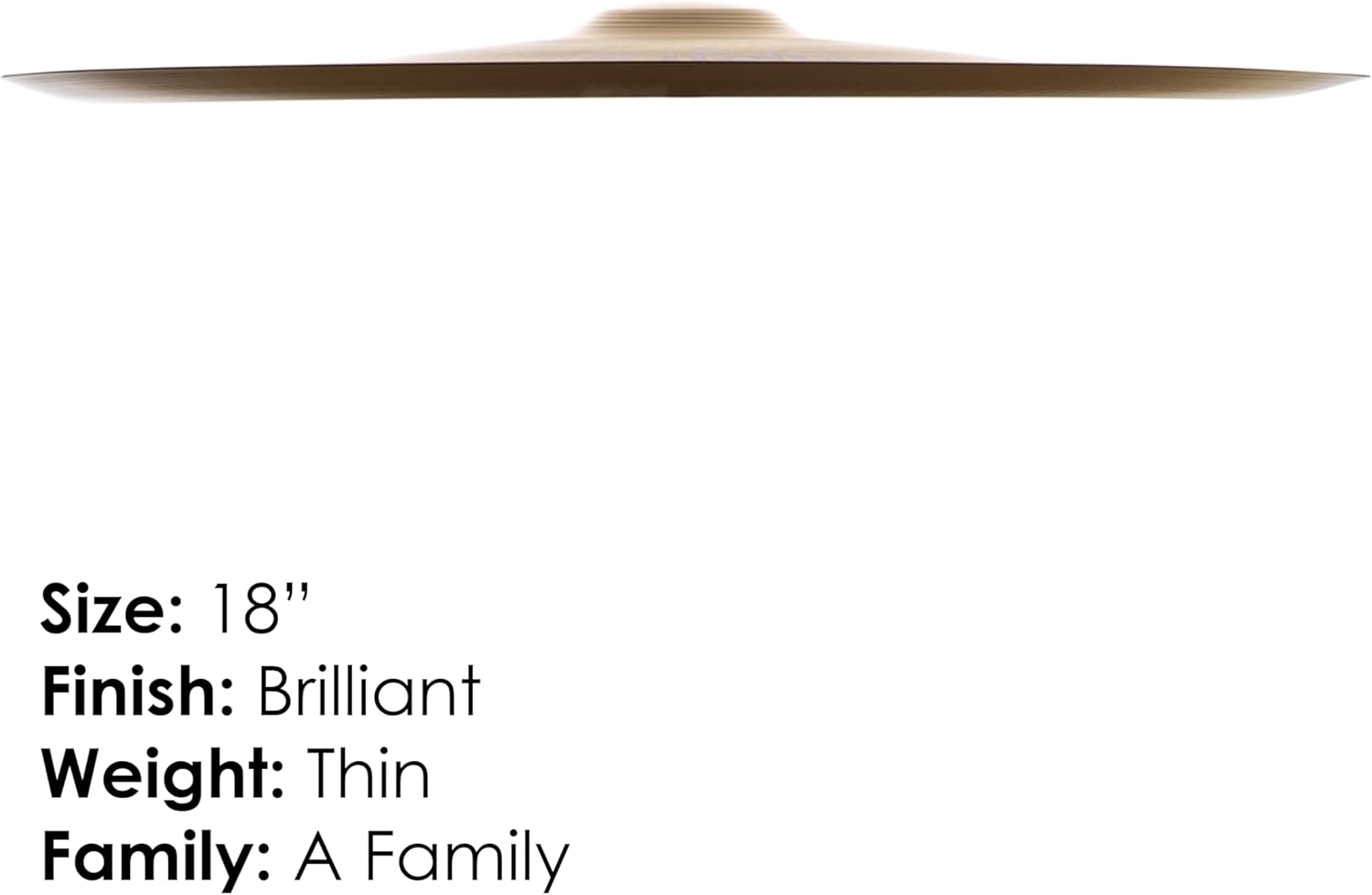 Avedis Zildjian Company 18" A Zildjian China Low