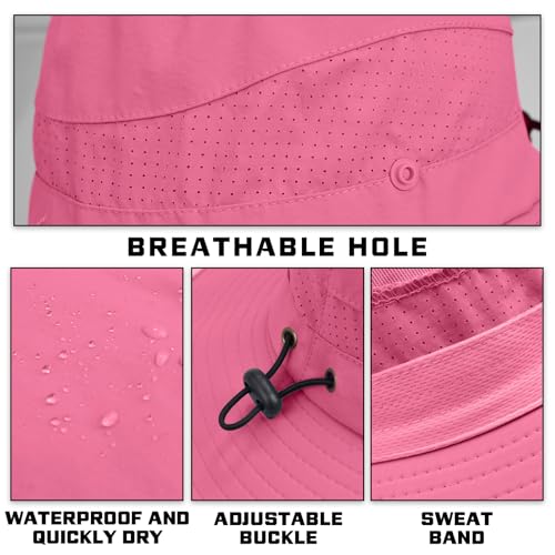 Image of Sun Hats for Men Women, UPF 50+ Protection Fishing Hat with Neck Flap