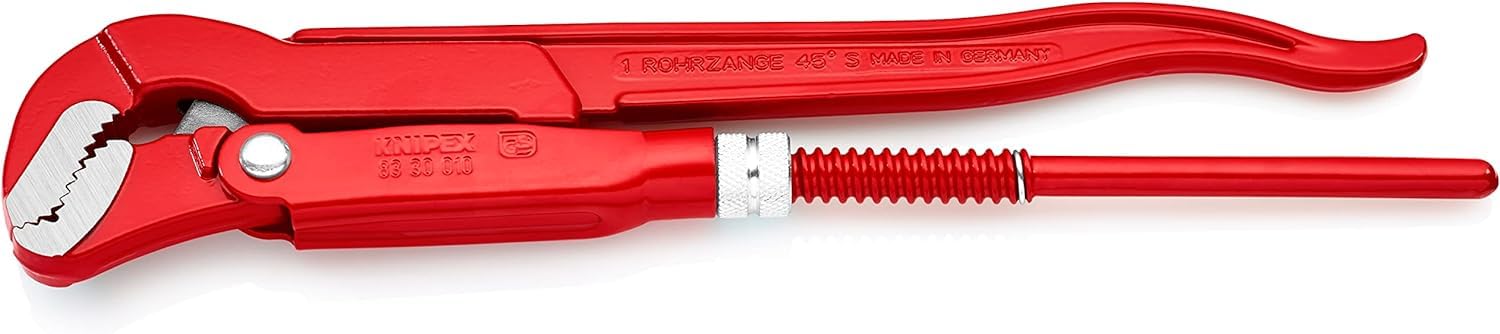 KNIPEX Giratubi con ganasce ad S rossa, verniciata a polvere 320 mm, 83 30 010