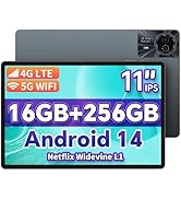 ODEA Tablet 11 Pulgadas Android 14, S11 Tablets 16GB RAM 256GB ROM