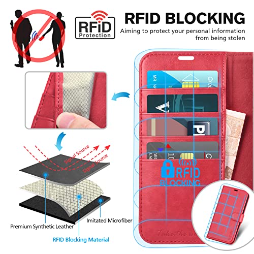 Housse iPhone 13 Pro Max rouge chic pour simplifier vos sorties quotidiennes - 3