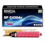 HNEJA Cartuccia Toner SP C430dn, Cartucce Toner Compatibili 821070 821073 821071 821072 per Ricoh Aficio SP C430dn C431dn C435 C440dn Stampante,Magenta-1 Pack