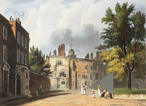 Impression sur toile Charter House de la place William Westall poster 60x90