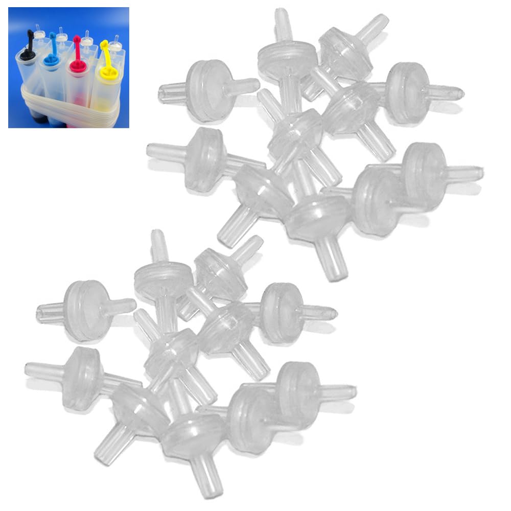 ThtRht 30 Pack Ink Cartridge Air Filter Replacement Hole Plug Dust Cover Filters for Epson HP Canon Brother CISS Continuous Ink Supply System Printer Refillable Tank