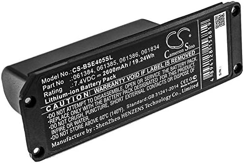 061384, 061385, 061386, 061834 Battery for Bose 413295 Soundlink Mini, SoundLink Mini one, 2600mAh - Sold by smavco