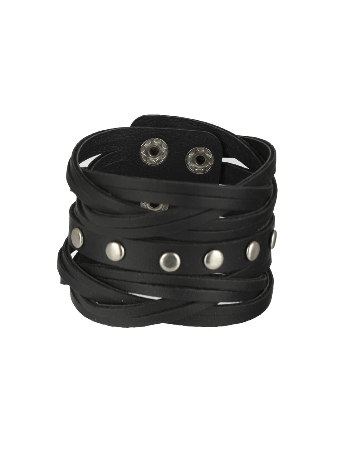 BOLD BY PRIYAASI Black Weaved, Stylish, Multistrand PU Bracelet Set for Men (B0BB7Q8KR1) Amazon Price History, Amazon Price Tracker