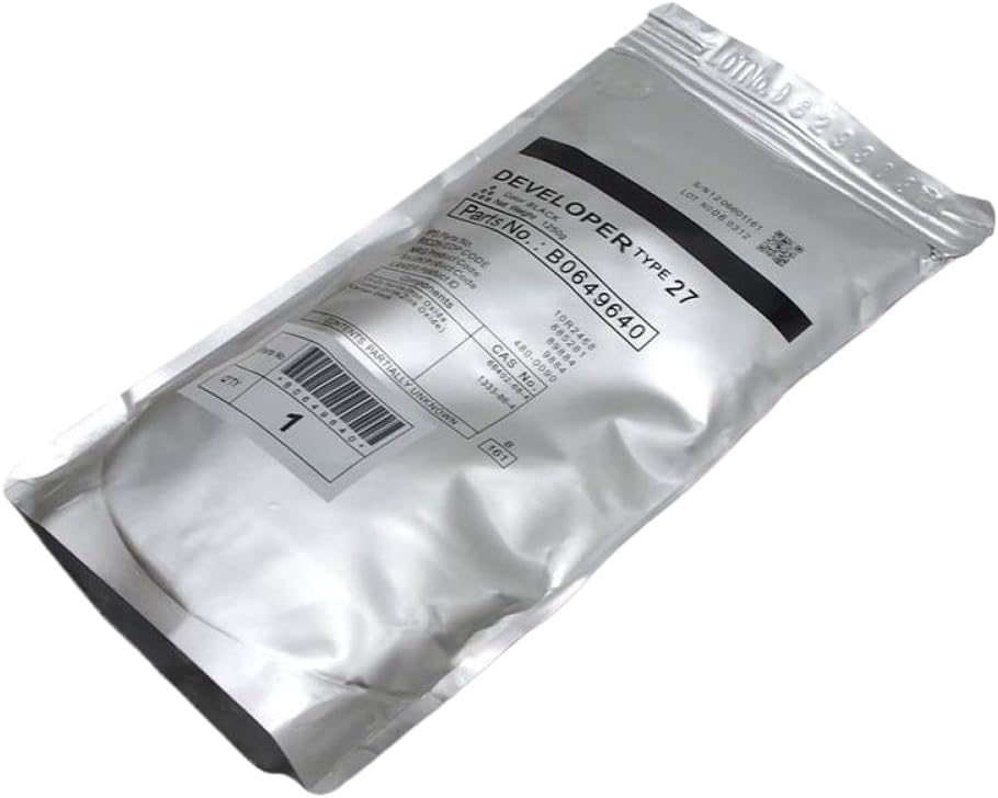 1250G Type 27 Developer Material Compatible with MP 1350, MP 1356, MP 9000, MP 1100, MP 1106, MP 1107, MP 907, MP 1357 Printers