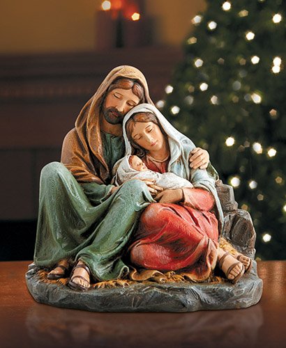 Holy Family Sleeping : créez un coin de prière apaisant avec cette crèche de table de 15cm