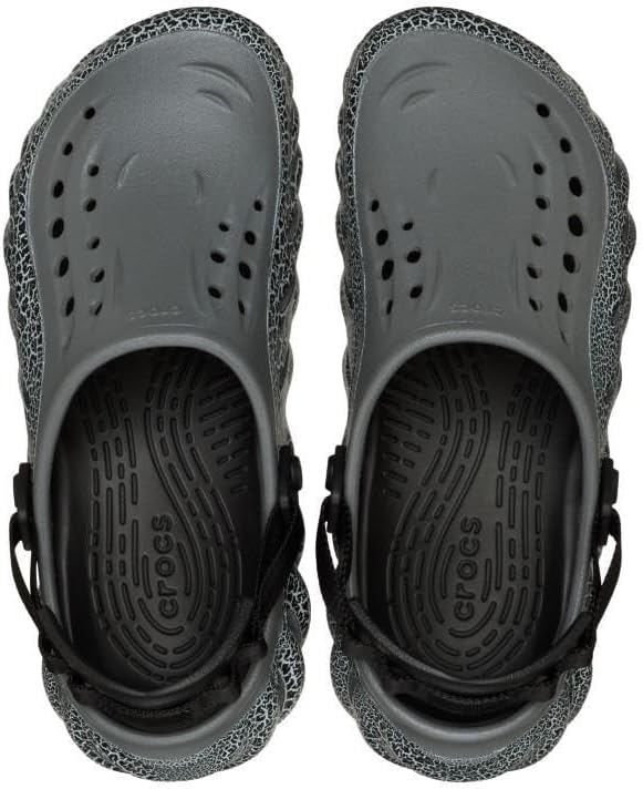 Crocs Men's Echo Crackle Slate Grey Clogs