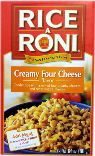 Rice-A-Roni Sabor CREAMY CUATRO QUESO 6 oz (paquete de 5)