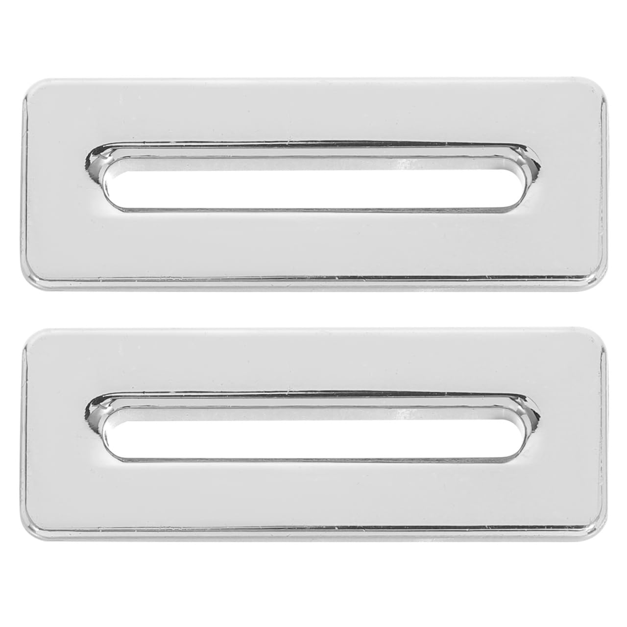 SOIMISS Basin Cover Bathroom Sink Overflow Cap: Small Sink Insert Overflow Trim Ring Basin Hole Cover Silver Zinc Alloy Kitchen Counter Storage Dining Table Service, 2 PCS