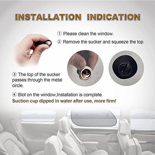 2 Pack Car Side Window Sun Shade, Glare And Uv Rays Protection For Your Child, With Sun Uv Protection, Reduce Damage From Direct Bright Sunlight And Heat Universal Car Window Shade #TOP3