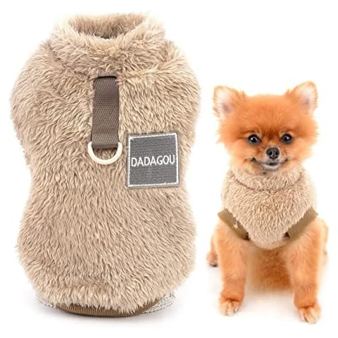 SMALLLEE_LUCKY_STORE Fleece Jumper Vest for Dogs Cover