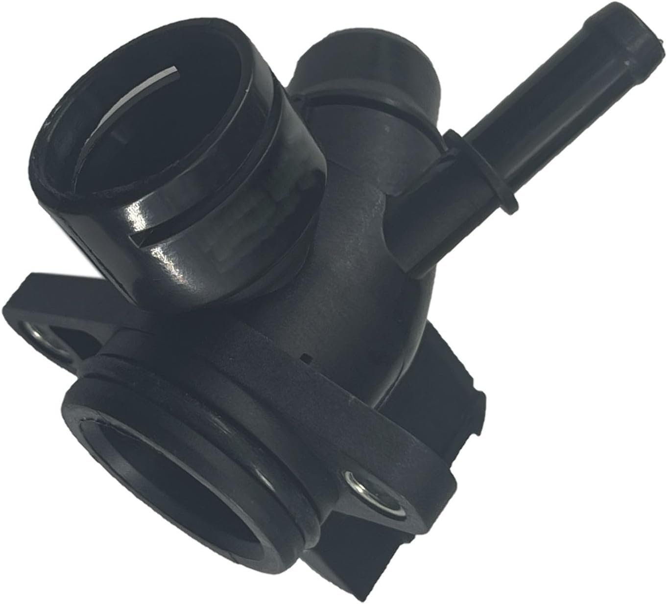 DEVMO Water Outlet Coolant Flange Compatible with 2009-2017 A4 Allroad A5 A6 Quattro Q5 2.0T