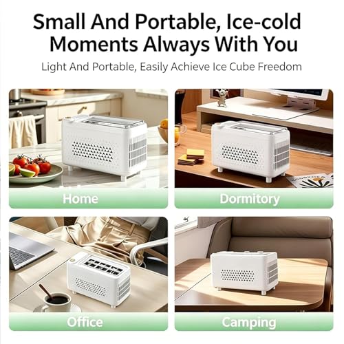 Mini Fabricadora de Hielo Portátil Eléctrica Compacta miniatura 7