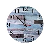 YGCBEAR Large Outdoor Indoor Clock, Waterproof Wall Clock, Weather-Resistant Non-Ticking Battery Ope