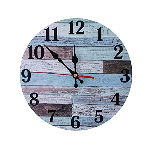 Ygcbear Large Outdoor Indoor Clock, Waterproof Wall Clock, Weather-Resistant Non-Ticking Battery Operated Decor Clock For Patio, Pool, Fence, Porch, Garden,Bathroom,B #TOP22