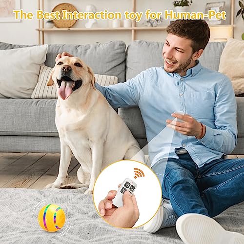 Interactive Dog Ball Toy Smart Tennis Pets Chew Toys Electric Launcher Durable Automatic Rolling Balls for Dogs Cat Bouncing Busy Ball for Smalllarge Pet yellow Automatic  Cucciolini Doodles Interactive dog ball toy smart tennis pets chew toys electric launcher durable automatic rolling balls for dogs cat bouncing busy ball for smalllarge pet yellow automatic   cucciolini doodles