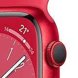 Apple Watch Series 8 (GPS, 45mm) (PRODUCT)RED Aluminum Case with (PRODUCT)RED Sport Band,One size (Renewed) - Image 2