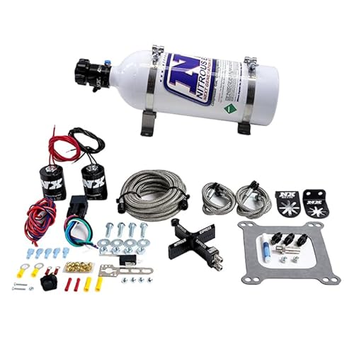 Nitrous Express 4150 Covert Crossbar Plate System, Pro Power 100-500Hp (5# Bottle)