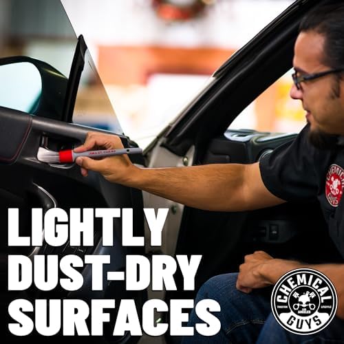 Chemical Guys Car Cleaning Kit Interior 9-Piece - Total Interior Cleaner, Sticky Icky Green Apple & Strawberry Detailing Gel, 3 Detailing Brushes, 3 Towels, Safe for Cars, Trucks, SUVs & More — view 5