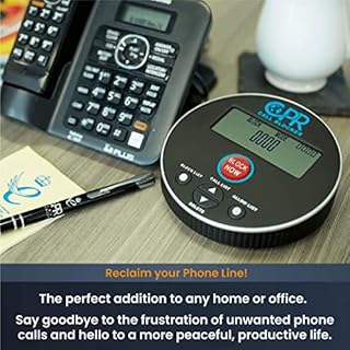 CPR V10000 Call Blocker for Landline Phones – Block 10,000+ Scam Numbers Instantly with One Tap – Custom Allow List Mode – Caller ID Protection for Peace of Mind - No Monthly Fees