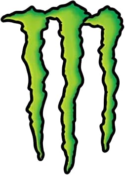 Monster Sticker Motor Araba Kask Laptop Sticker 11x8 cm Renkli, qa4209548175