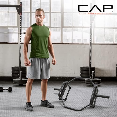CAP Barbell Olympic Trap Bar, 500lbs, Alloy Steel, Black, 50x29x14 inches by CAP Barbell - Image 6