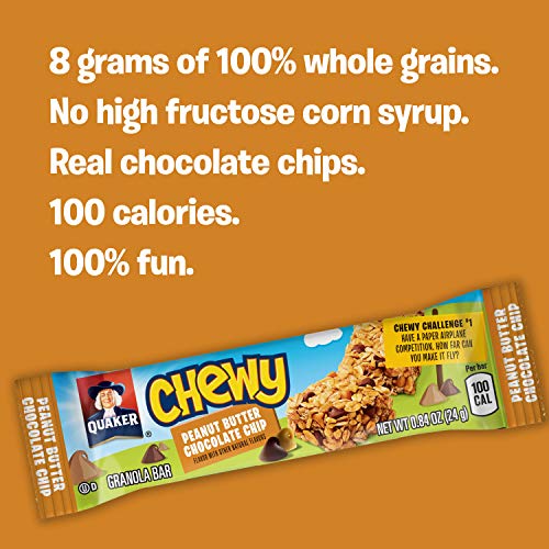 Quaker Chewy Granola Bars, Chewy & Dipps Variety Pack, (58 Bars) #TOP2