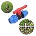Ball Valve Connector, MDPE Irrigation Pipe Fittings Valve, Plastic Ball Valve Shut-Off Stop Tap Valve for Water Pipe Compression Fittings (32mm with Wrench)