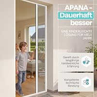 APANA Fliegengitter Tür ausziehbar Insektenschutz für Balkon & Terrassentür – Ansicht 7
