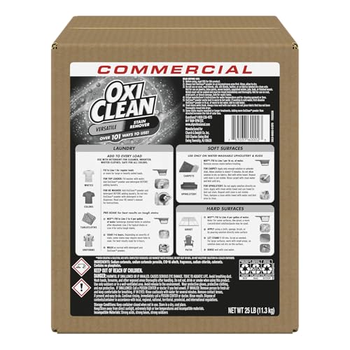 OxiClean Versatile Stain Remover Professional, 25 LB Bulk Box - image 1