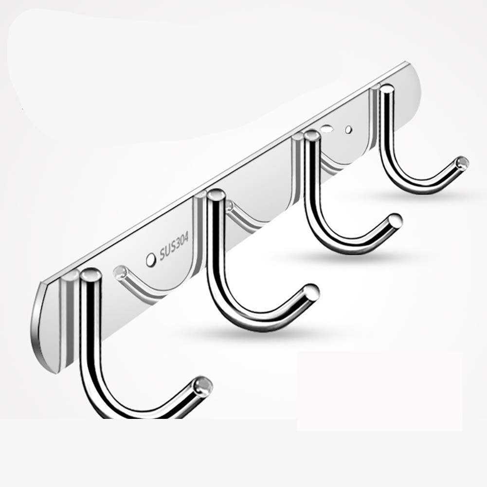 JKMQA Wall Mounted Utensil Rack,Kitchen Utensils Rack Mugs Hooks Wall With 4 Hooks Hanging Rack For Kitchen Utensils Pots And Pans Kitchen Cookware Bar Bathroom Towels.29 Cm