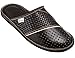 Produktbild ESTRO Hausschuhe Herren Leder Herrenhausschuhe - Hausschuh Männer Pantoffel Pantoffeln Pantoletten Slipper Mann M66 (43 EU, Braun)