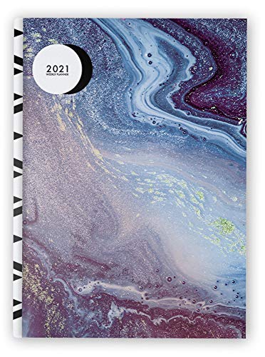 Weekly Planner 2021 8.5 x 11: 12 Month Hardcover Planner 2021 January - December 2021 2 Pages per We