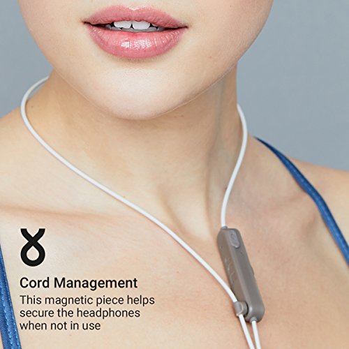 Sweat Resistant Wireless Bluetooth Earbuds 6 Hour Playtime, Hands-Free Calling, Magnetic Cord Management, Lightweight Design Jam Live Loose Sport Headphones Gray #TOP4