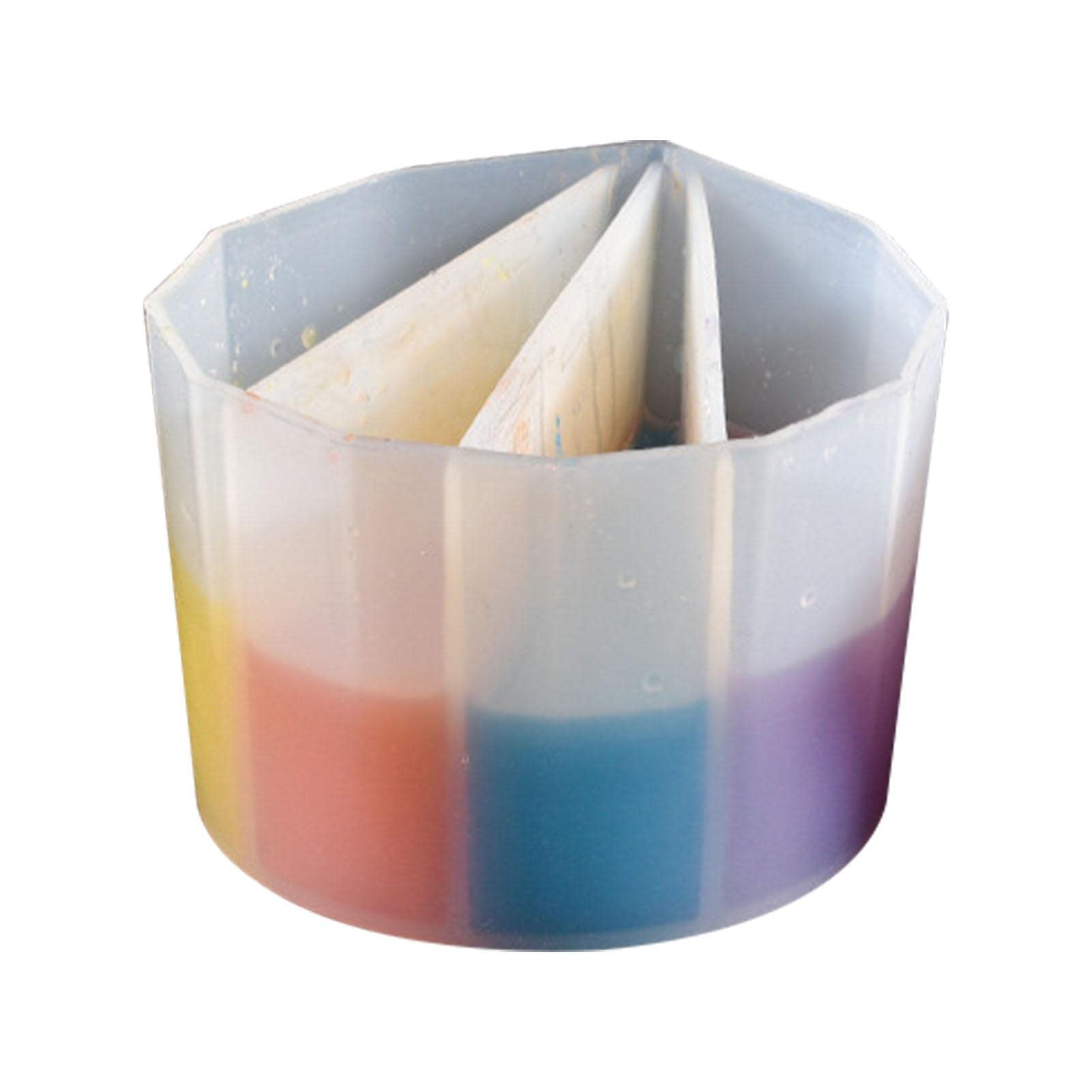 Linsition Tazze Divise per versare Colori, Fluid Art Split Cup per versare la Resina di Colore – Divisori Multi Channels 2 3 4 5 Split Cup Drawing Supplies
