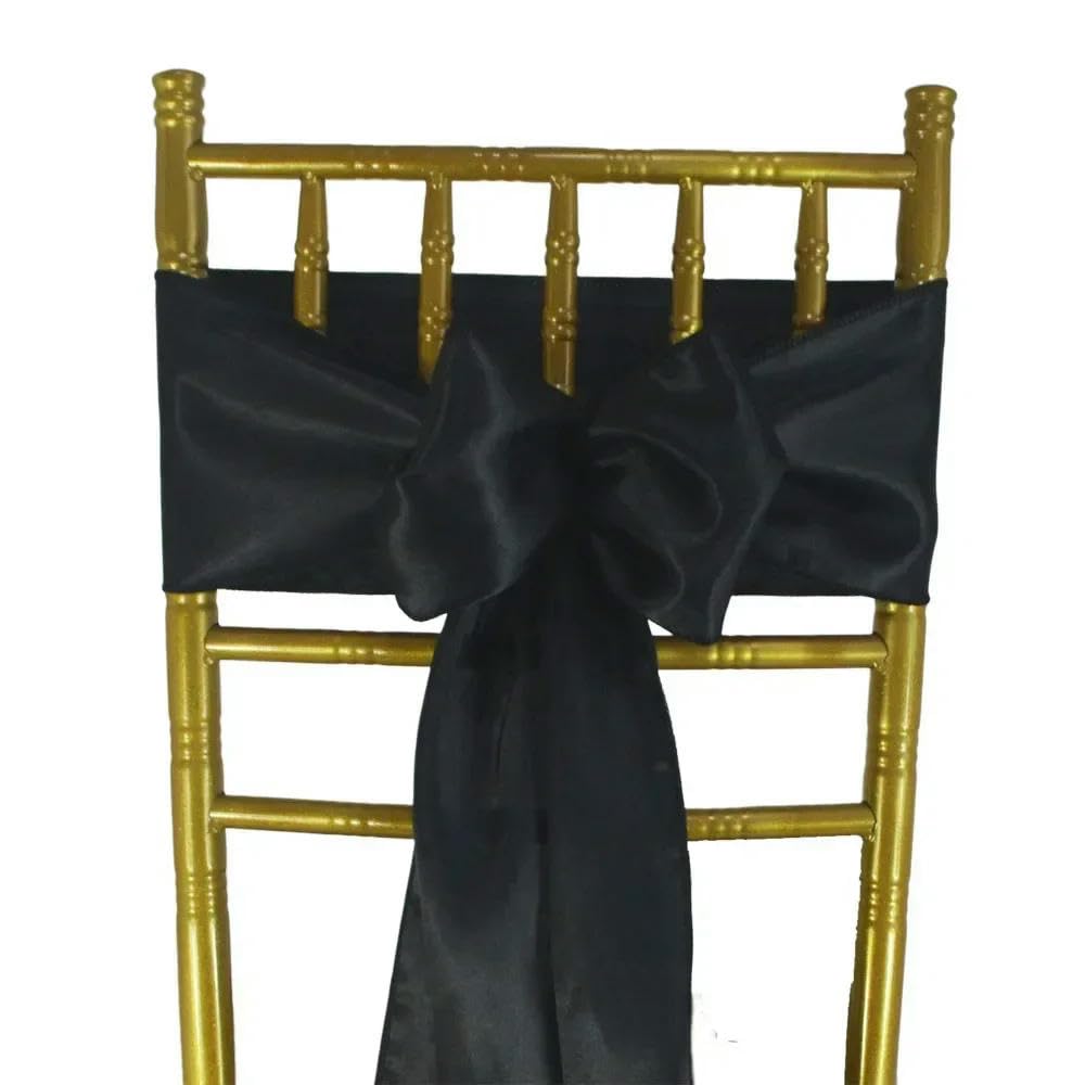 LIUXIN 50 Pezzi di Fiocco per Sedia in Raso per Matrimonio, Matrimonio, Festa, Sedia, Nodi, Decorazione, Nastro per Ristorante, Farfalla, Compleanno, Baby Shower