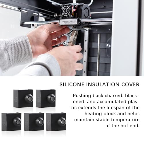 Funda de Silicona para Calefactor Impresora 3D 5 PCS - Fernando Cortés