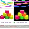 400 feet Glow Party Neon Streamer Decorations Glow Crepe Paper Streamers UV Reactive Fluorescent Neon Paper Streamers Glow in The Dark Party Supplies and Decorations Wedding Birthday Blacklight Party #5