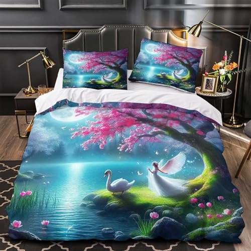 Housse de couette paysage romantique pour des nuits douces et apaisantes - 4